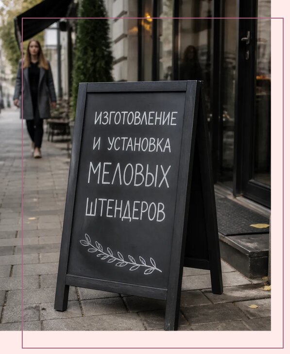 Меловые штендеры в Екатеринбурге по цене от 6662 р. | Аванза-Ктр